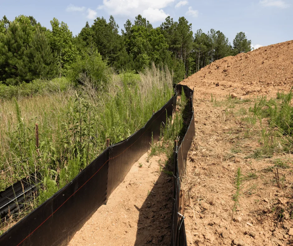 Fencing and stabilization tailored to site conditions