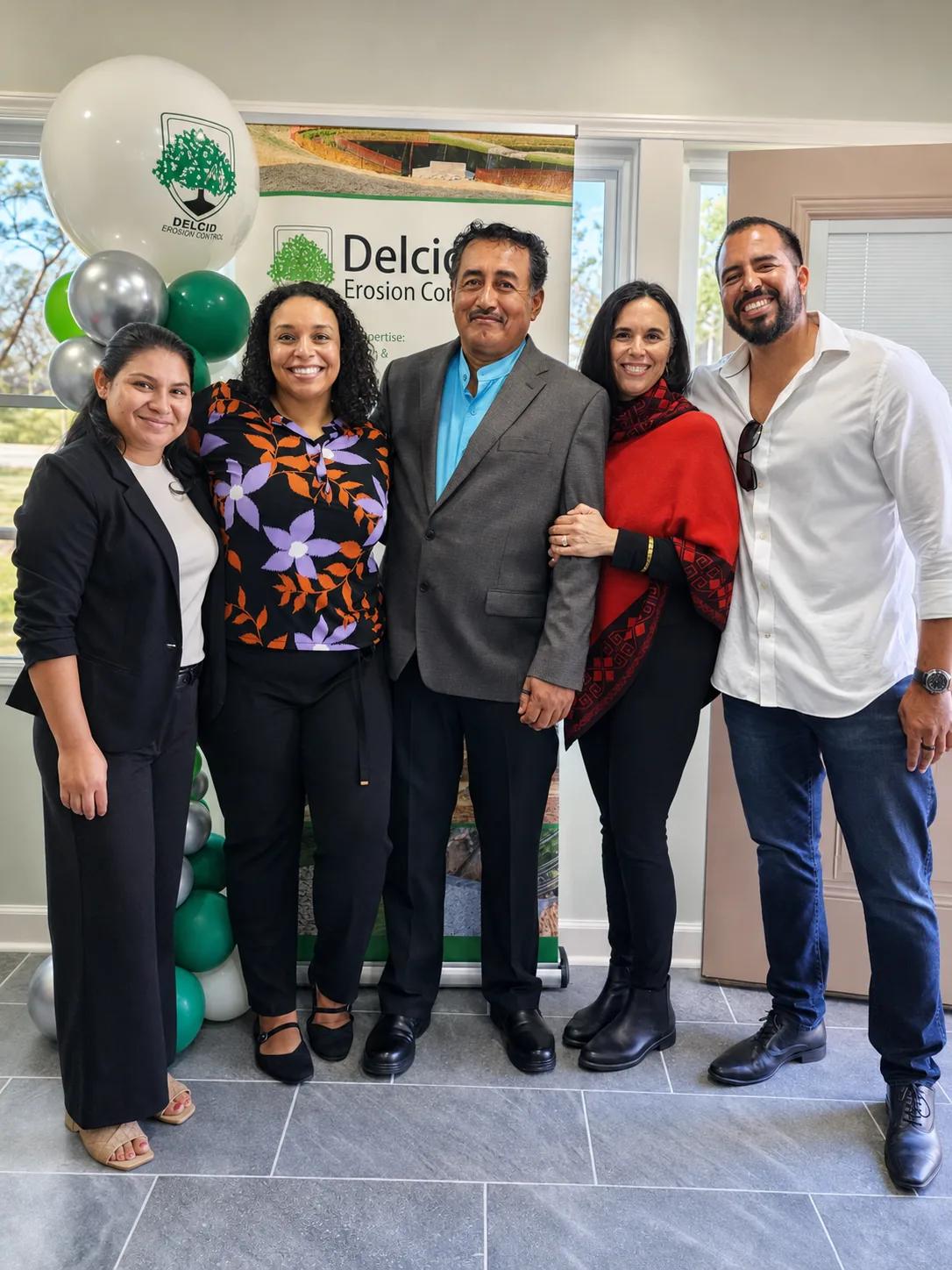 The Delcid Erosion Control team at the company's Grand Opening celebration